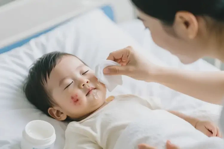 幼兒面部經(jīng)常起濕疹可不可以徹底自愈(圖1)