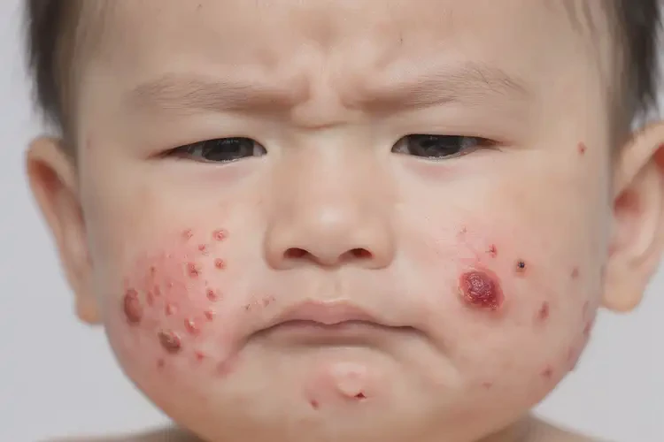 嬰幼兒面部有濕疹能徹底自愈嗎(圖4)