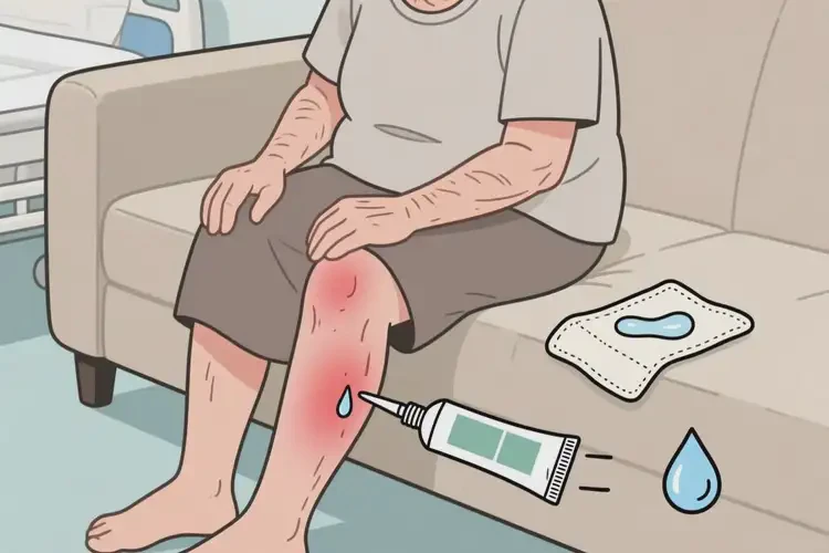 高齡老人大腿上出現(xiàn)濕疹能夠徹底治愈嗎(圖2)