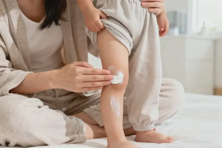 小孩大腿上经常起湿疹可以彻底自愈吗(图3)