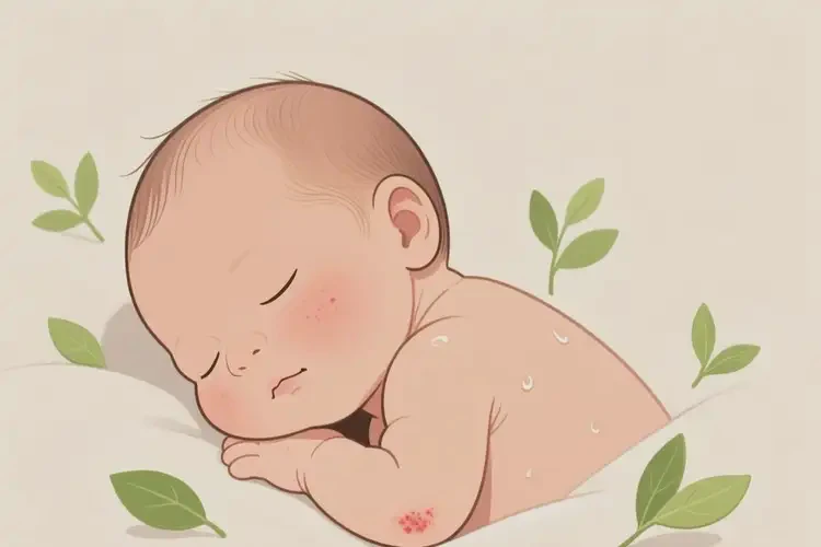 新生兒脖子出濕疹可以徹底自愈嗎(圖3)