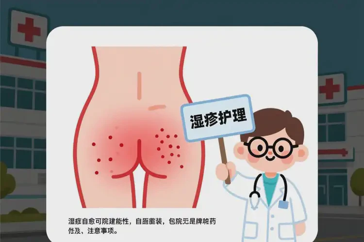 老年人屁股長濕疹可以徹底自愈嗎(圖1)