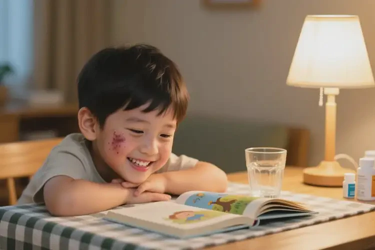 兒童臉上有濕疹可不可以徹底自愈(圖3)