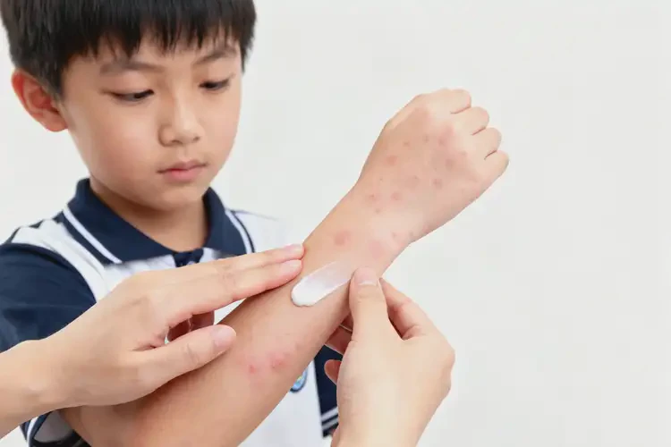 小學(xué)生手臂上出濕疹可不可以徹底自愈(圖2)