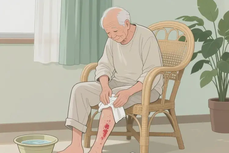 高齡老人大腿上長(zhǎng)濕疹能不能徹底自愈(圖2)