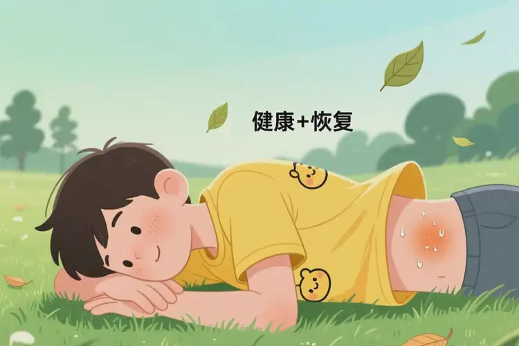 男生肚子出濕疹不管它會自己痊愈嗎(圖1)