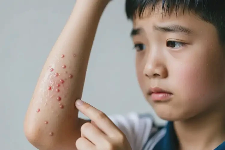 中学生手臂出湿疹不管它会自己好吗(图4)