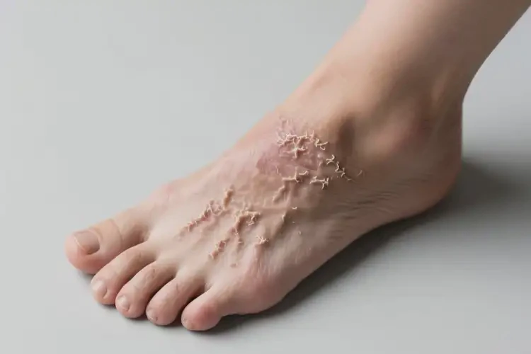 女生腳上經(jīng)常長濕疹不管它會自己痊愈嗎(圖2)