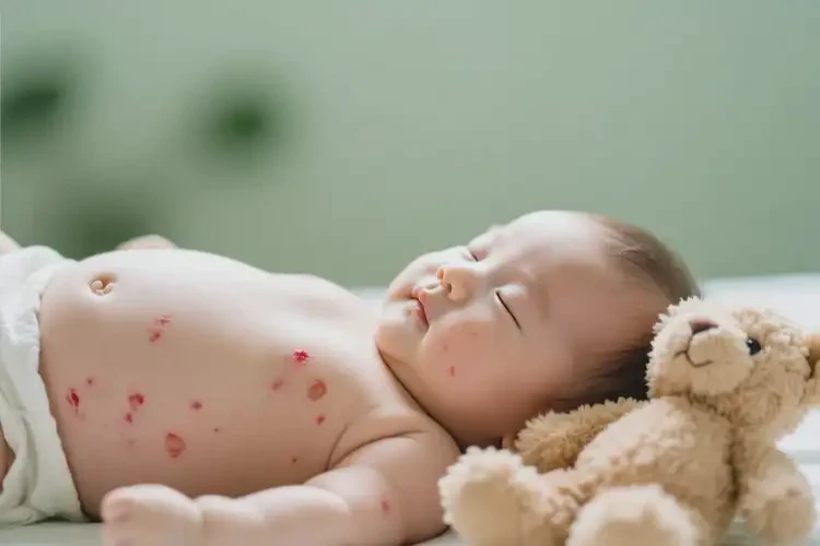 寶寶肚子上偶爾長(zhǎng)濕疹能徹底自愈嗎(圖1)