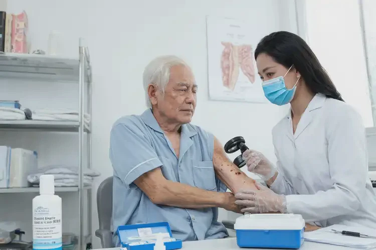 老人屁股經(jīng)常起濕疹不管它會(huì)自己自愈嗎(圖2)