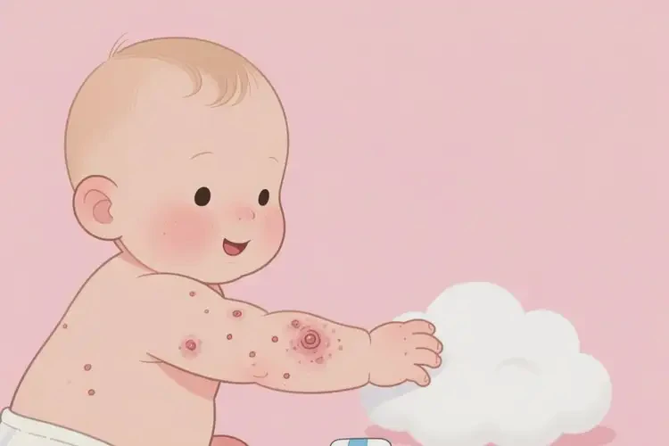嬰兒手臂上起濕疹能靠自己自愈嗎(圖2)