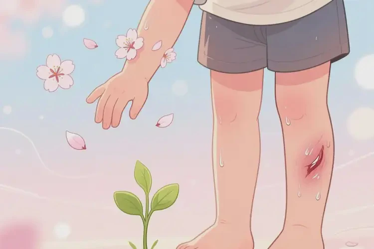 兒童四肢偶爾長(zhǎng)濕疹可以徹底自愈嗎(圖3)