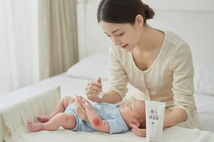 新生儿手臂上容易起湿疹不管它会自己痊愈吗(图3)