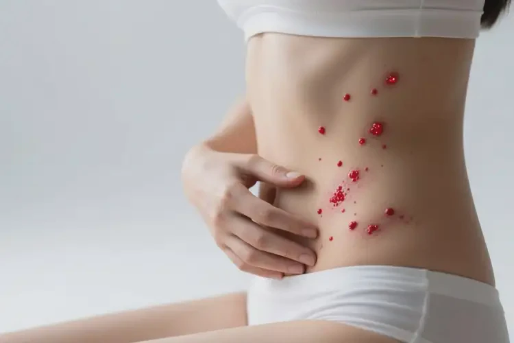 女性肚子容易長濕疹不管它會自己痊愈嗎(圖3)