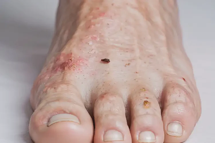 老年人腳上出濕疹可不可以徹底自愈(圖4)