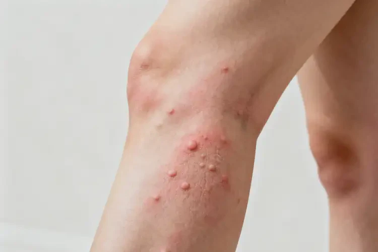 女人小腿出湿疹不管它会自己痊愈吗(图3)