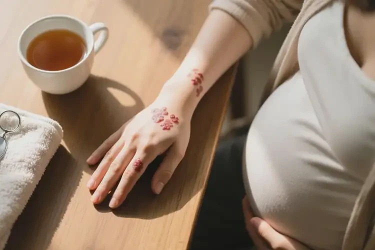 孕婦手上出現(xiàn)濕疹能夠徹底治愈嗎(圖2)