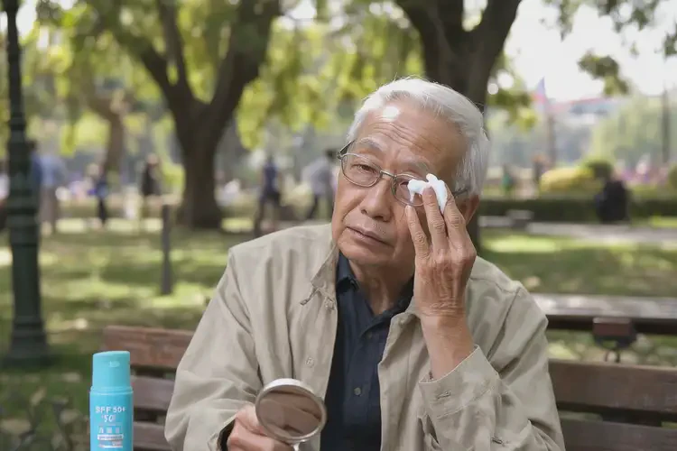 老年人面部經(jīng)常長濕疹可不可以徹底自愈(圖1)