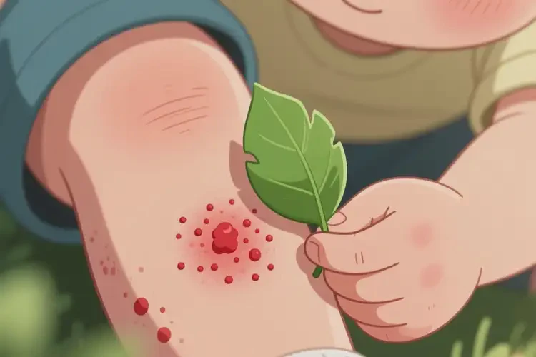 少兒小腿長濕疹不管它會(huì)自己痊愈嗎(圖1)