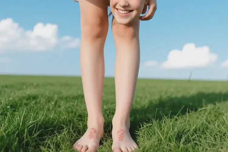 女生腳上偶爾起濕疹可以徹底自愈嗎(圖1)