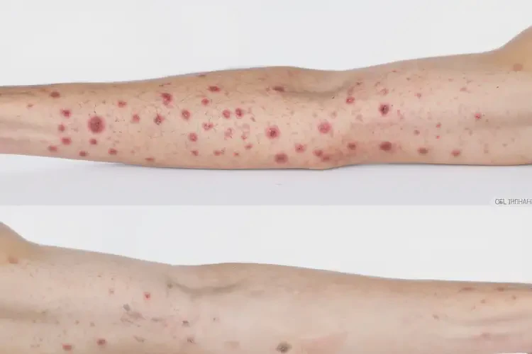 男人手臂上偶爾起濕疹能不能徹底自愈(圖1)