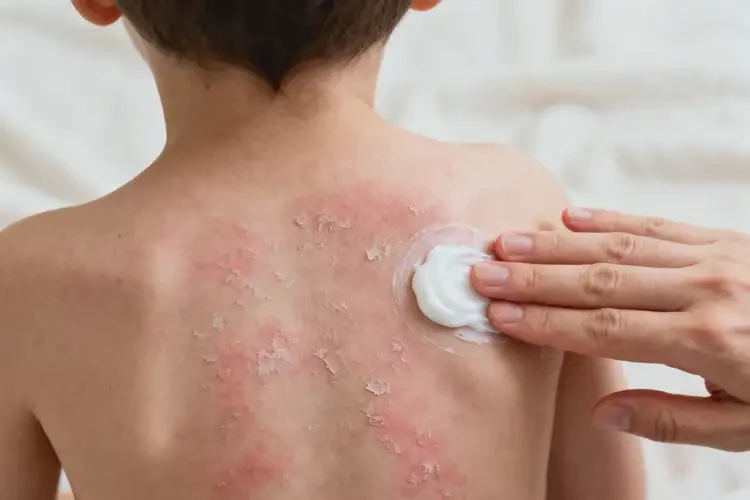 孩子全身偶爾長(zhǎng)濕疹不管它會(huì)自己痊愈嗎(圖1)