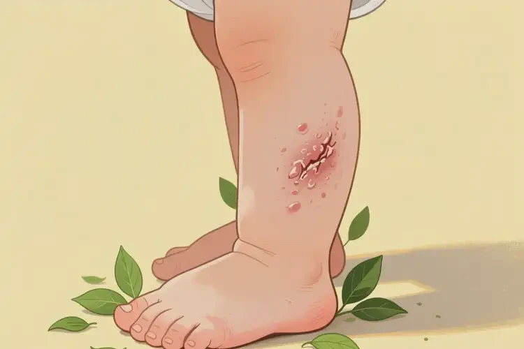 幼兒小腿上出濕疹能徹底自愈嗎(圖2)