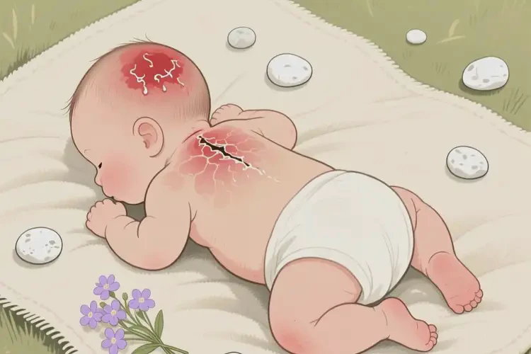 嬰兒身上偶爾起濕疹能徹底自愈嗎(圖2)