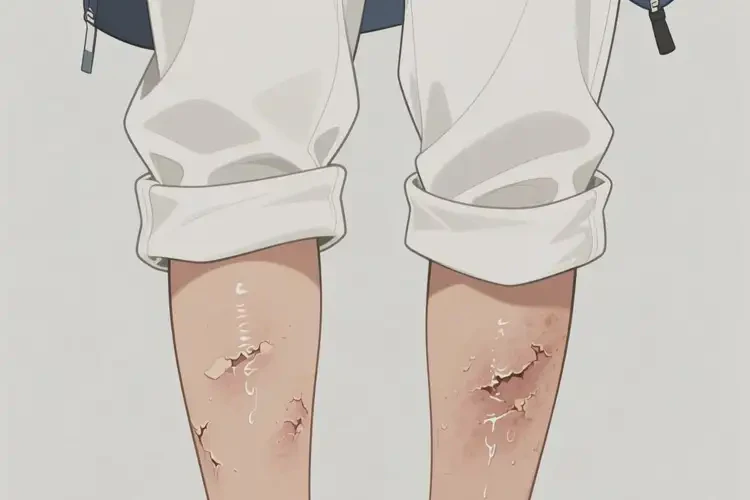 大學生小腿上容易長濕疹能不能徹底自愈(圖1)