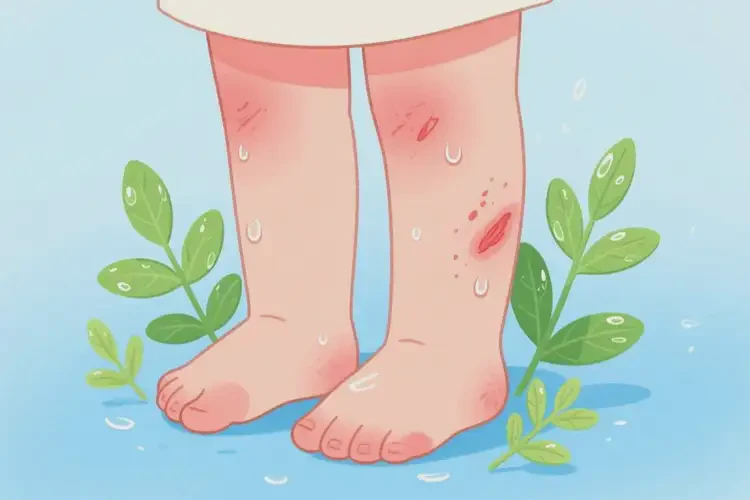 孩子小腿容易長(zhǎng)濕疹不管它會(huì)自己好嗎(圖4)