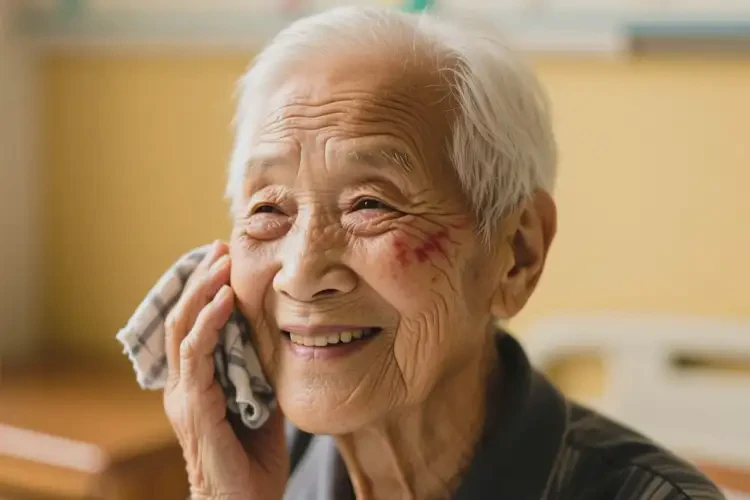 高齡老人面部出現(xiàn)濕疹能徹底自愈嗎(圖4)