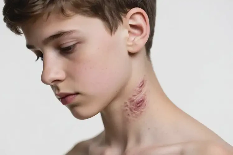 青年人脖子有濕疹能徹底自愈嗎(圖1)