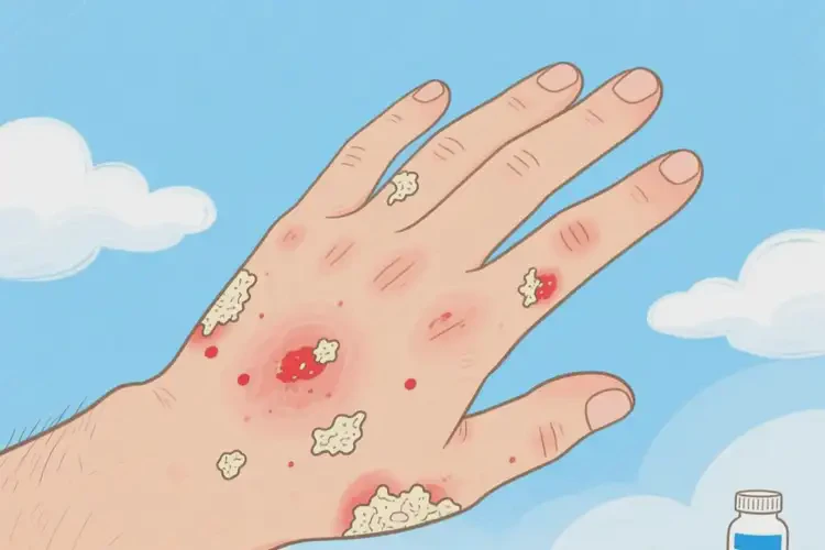 男生手上有濕疹可不可以徹底自愈(圖3)