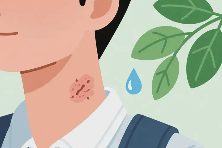 大學生脖子偶爾長濕疹可以徹底自愈嗎(圖3)