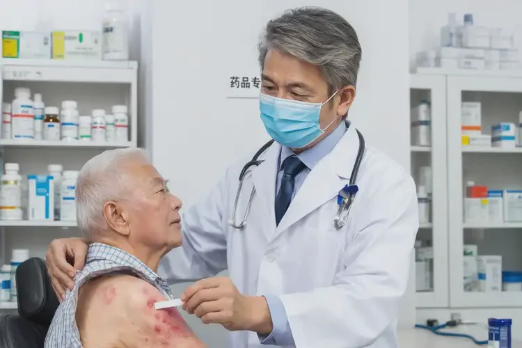 老人身上起濕疹不管它會自己痊愈嗎(圖3)