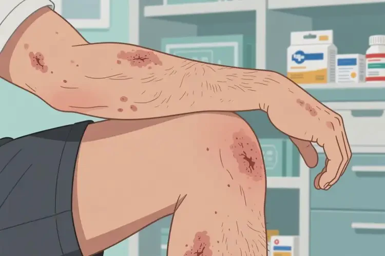 男人四肢容易長(zhǎng)濕疹不管它會(huì)自己好嗎(圖4)