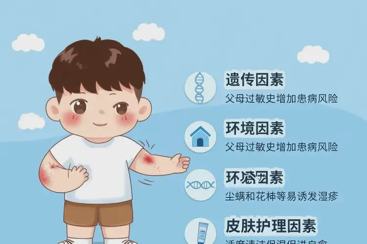 兒童四肢有濕疹可以徹底自愈嗎(圖1)