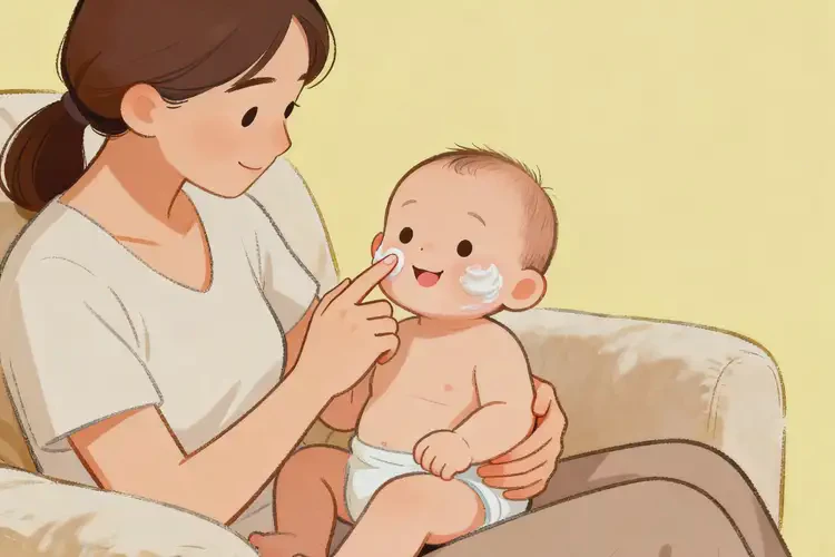 新生兒面部出濕疹不管它會(huì)自己好嗎(圖3)