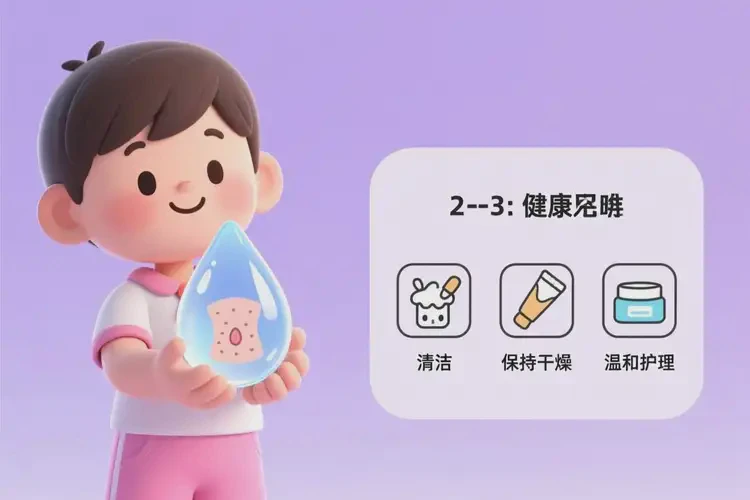小學生肛周有濕疹不管它會自己自愈嗎(圖1)