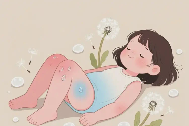 孩子大腿上經(jīng)常長濕疹能靠自己自愈嗎(圖2)