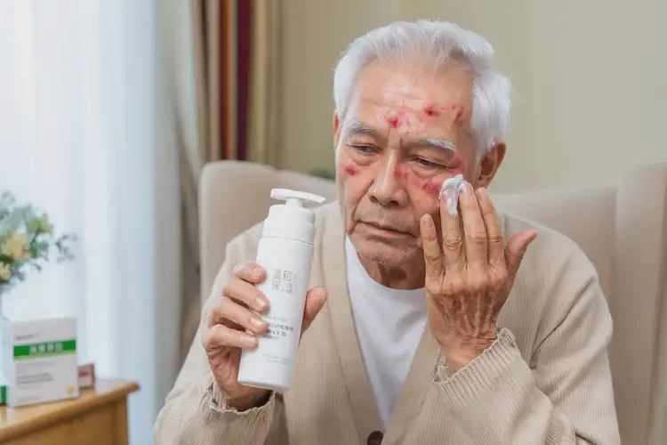 老年人面部經(jīng)常長濕疹可不可以徹底自愈(圖2)