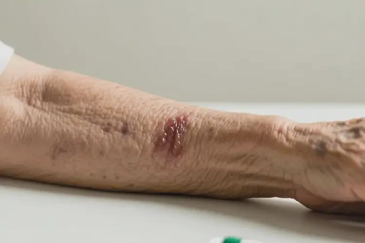 老年人手臂出濕疹不管它會(huì)自己好嗎(圖3)