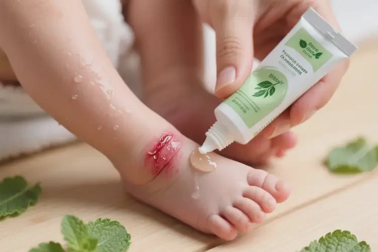 新生兒腳上有濕疹能夠徹底治愈嗎(圖3)