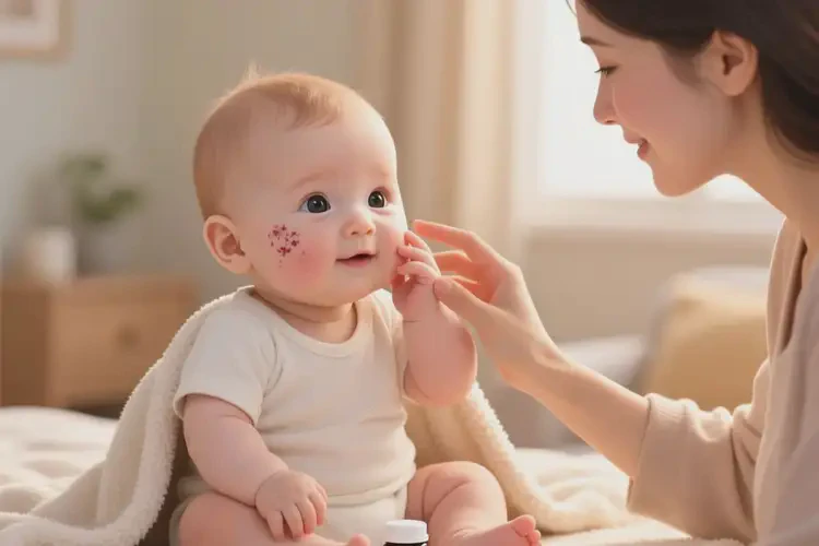 小兒臉上長濕疹不管它會自己好嗎(圖3)