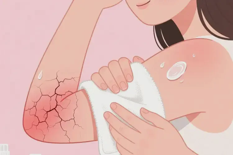 女生手臂出現(xiàn)濕疹能夠徹底治愈嗎(圖1)