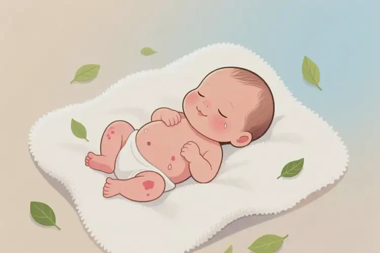 新生兒肚子有濕疹能靠自己自愈嗎(圖4)