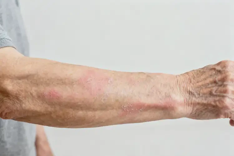 高齡老人手臂上經(jīng)常長濕疹能徹底自愈嗎(圖3)