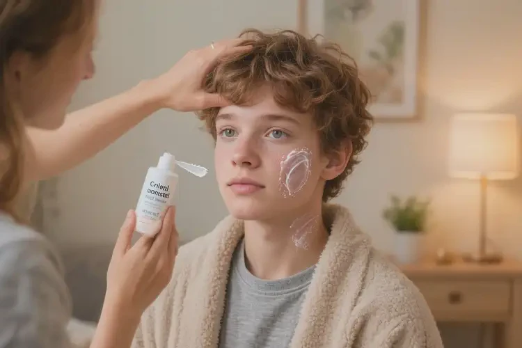 中學(xué)生脖子經(jīng)常長濕疹不管它會自己痊愈嗎(圖1)