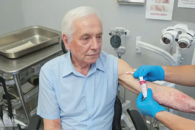 老人手臂容易起濕疹能徹底自愈嗎(圖3)