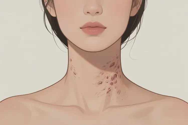 女人脖子上起濕疹能徹底自愈嗎(圖2)